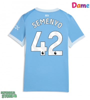 Manchester City Antoine Semenyo #42 Replika Hjemmebanetrøje Dame 2026-27 Kortærmet